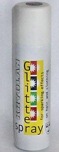 Hair sprays to dye your hair temporary: Glitter spray by Kryolan. South Africa, Pretoria east