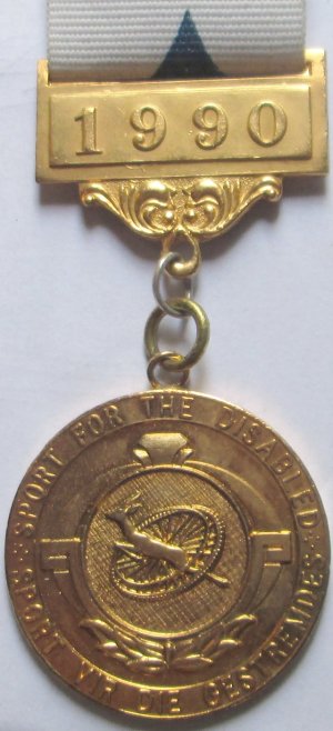 Medals for sport for disabled - Paraplegic games. Buy from South Africa, Pretoria, Villieria