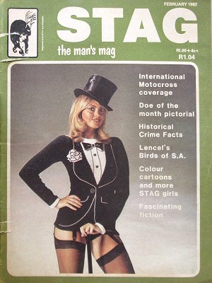 Mens vintage Adult magazines, Stag, back issues, edition: February 1982