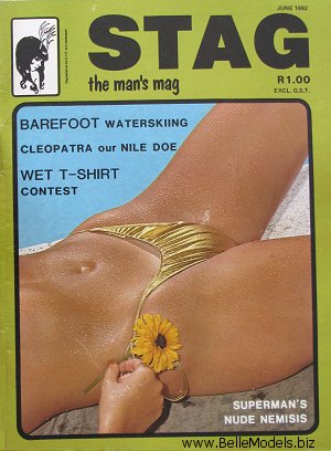 Mens vintage Adult magazines, Stag, back issues, edition: June 1982-06