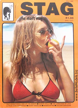 Mens vintage Adult magazines, Stag, back issues, edition: July 1982-07