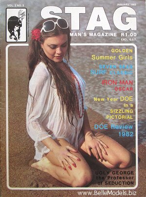 Mens vintage Adult magazines, Stag, back issues, edition: January 1983-01
