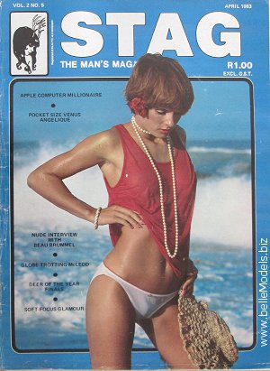 Mens vintage Adult magazines, Stag, back issues, edition: April 1983-04