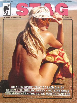 Mens vintage Adult magazines, Stag, back issues, edition: November 1983-11