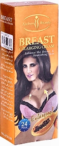 Breast enhancement creams with herbal extract. South Africa, Pretoria, Villieria