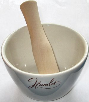 Wooden pestle and mortar. South Africa, Pretoria, Villieria