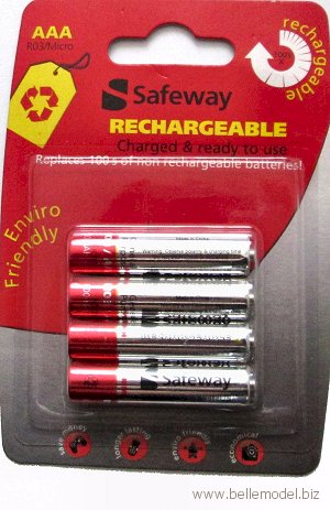 Batteries - rechargeable - bulk - AAA. South Africa, Villieria