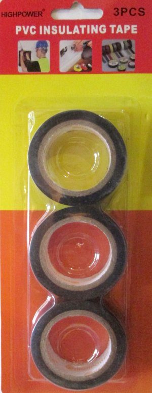 PVC electrical insulation tapes - 1.7cm x 10m (black). Buy from South Africa, Pretoria, Villieria PVC electrical insulation tapes - 1.7cm x 10m (black). Buy from South Africa, Pretoria, Villieria
