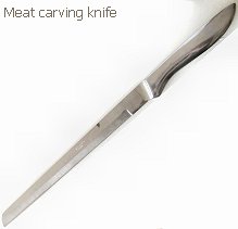 For carving and cutting fine slices of meat and poultry at dinner. South Africa, Pretoria, Villieria