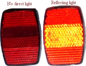Light reflectors (tail lights) for wheelchairs. Buy from South Africa, Pretoria, Villieria