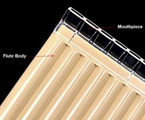 Flutes - panpipes - ABS plastic. South Africa, Pretoria, Gezina Flutes - panpipes - ABS plastic. South Africa, Pretoria, Gezina