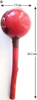 Rattles - wooden. South Africa, Pretoria, Villiera