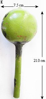 Rattles - wooden. South Africa, Pretoria, Villiera